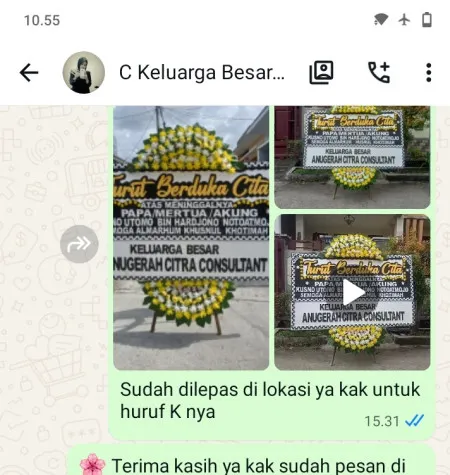 Pengiriman Papan Bunga Duka Semedo Kedungbanteng