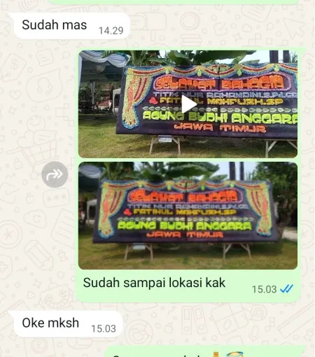 Pengiriman Papan Bunga Semedo Kedungbanteng