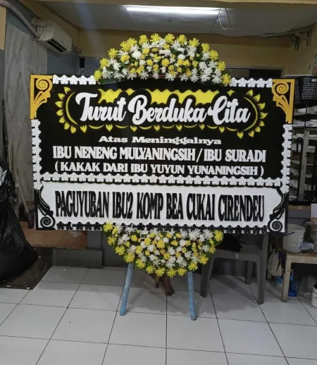 Papan Bunga Duka Semedo Kedungbanteng